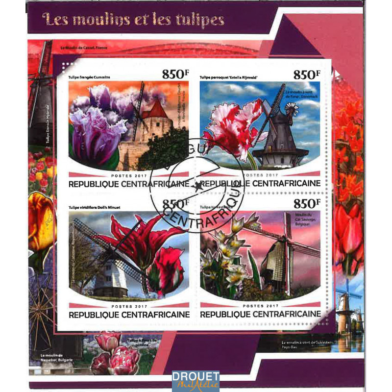 Centrafrique Yvert N° 5257-5260