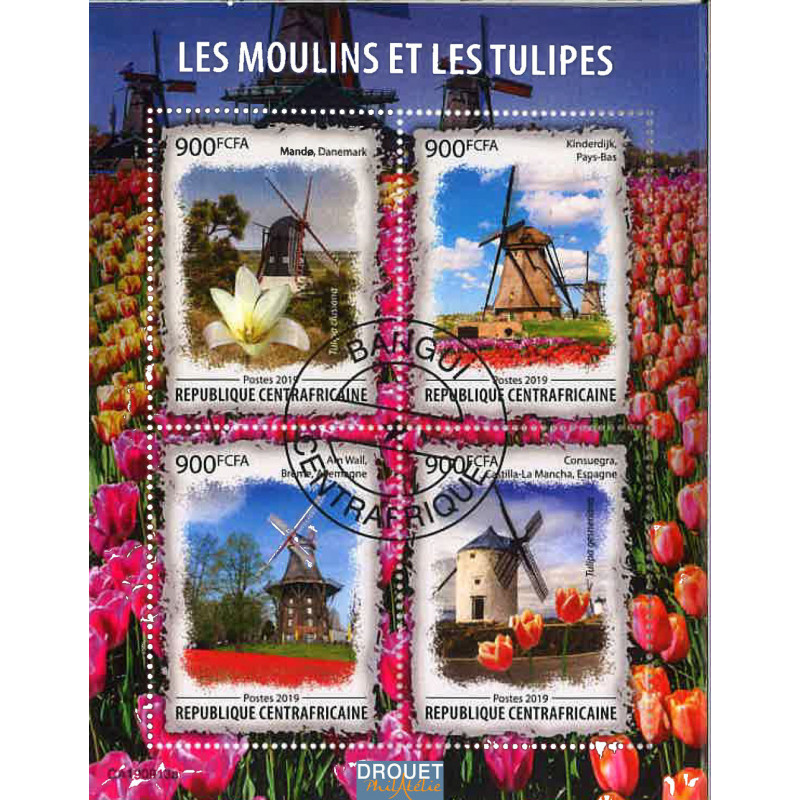 Centrafrique Yvert N° 6617-6620