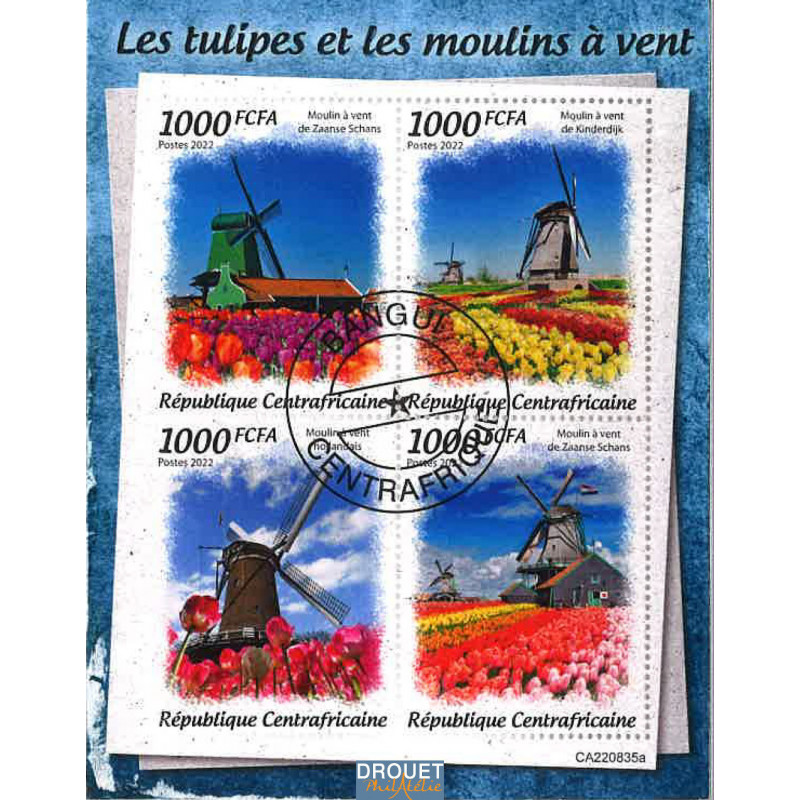 Centrafrique Yvert N° 10133-10136