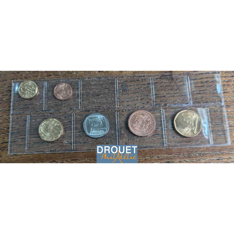 7 Pièces De Monnaie Différentes