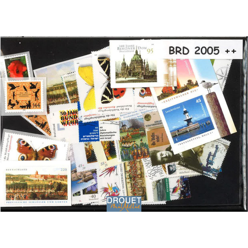 2005 Allemagne Année Complète Timbres Neufs