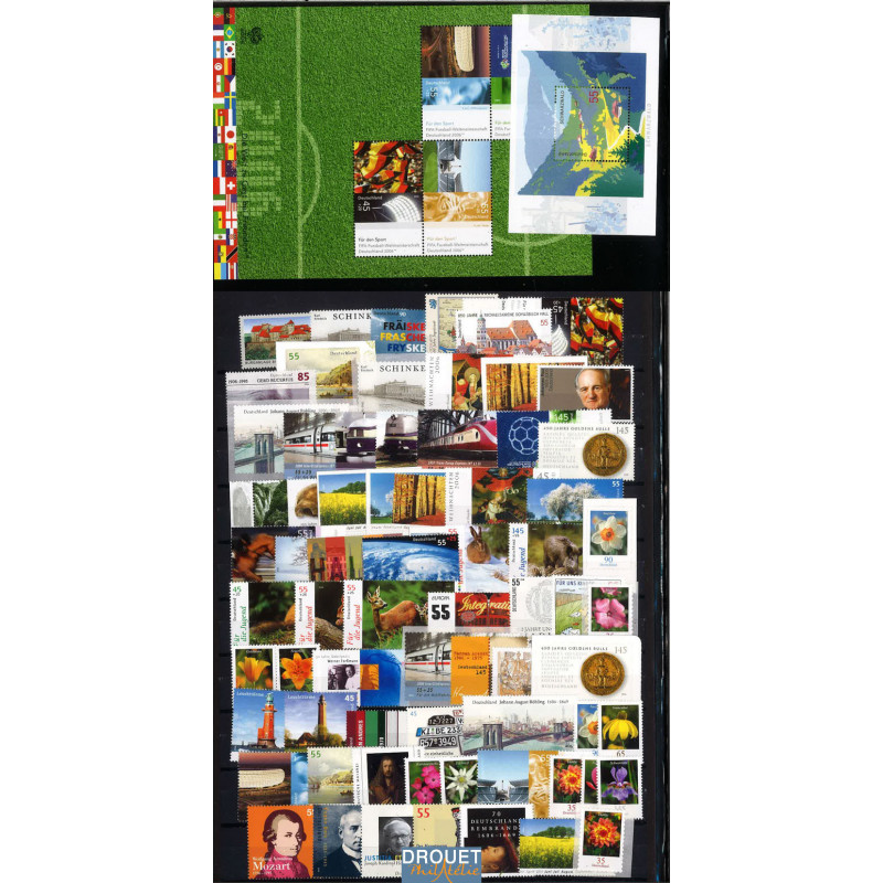 2006 Allemagne Année Complète Timbres Neufs
