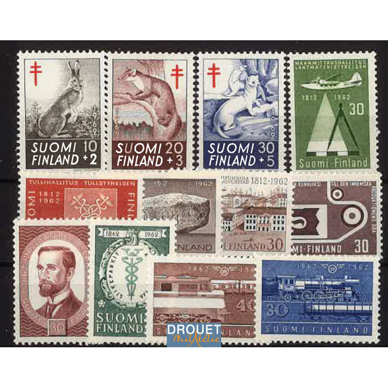 1960 Finlande Années Complètes Neufs