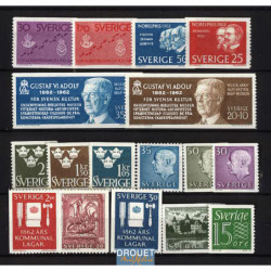 1962 suède années complètes...