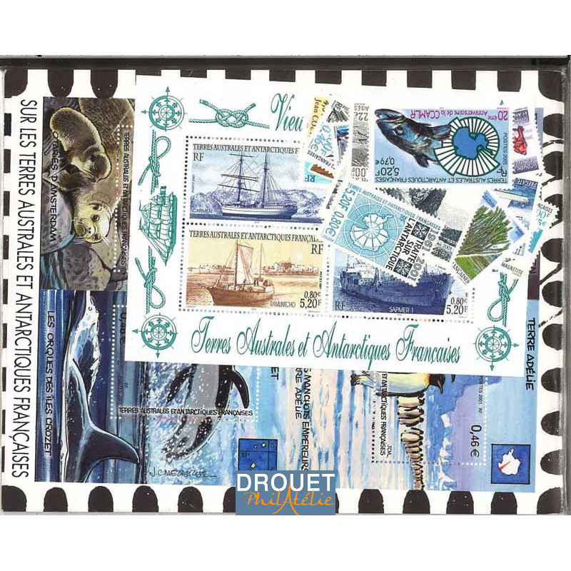 2001 Terres Australes Françaises Année Complète Neufs