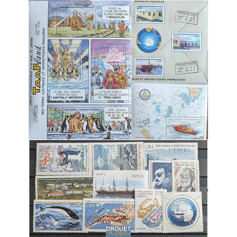 2004 Terres Australes Françaises Année Complète Neufs