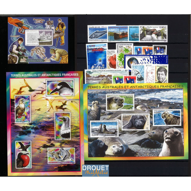 2008 Terres Australes Françaises Année Complète Neufs