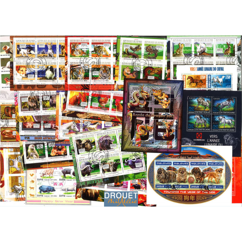 20 Blocs Feuillets Différents